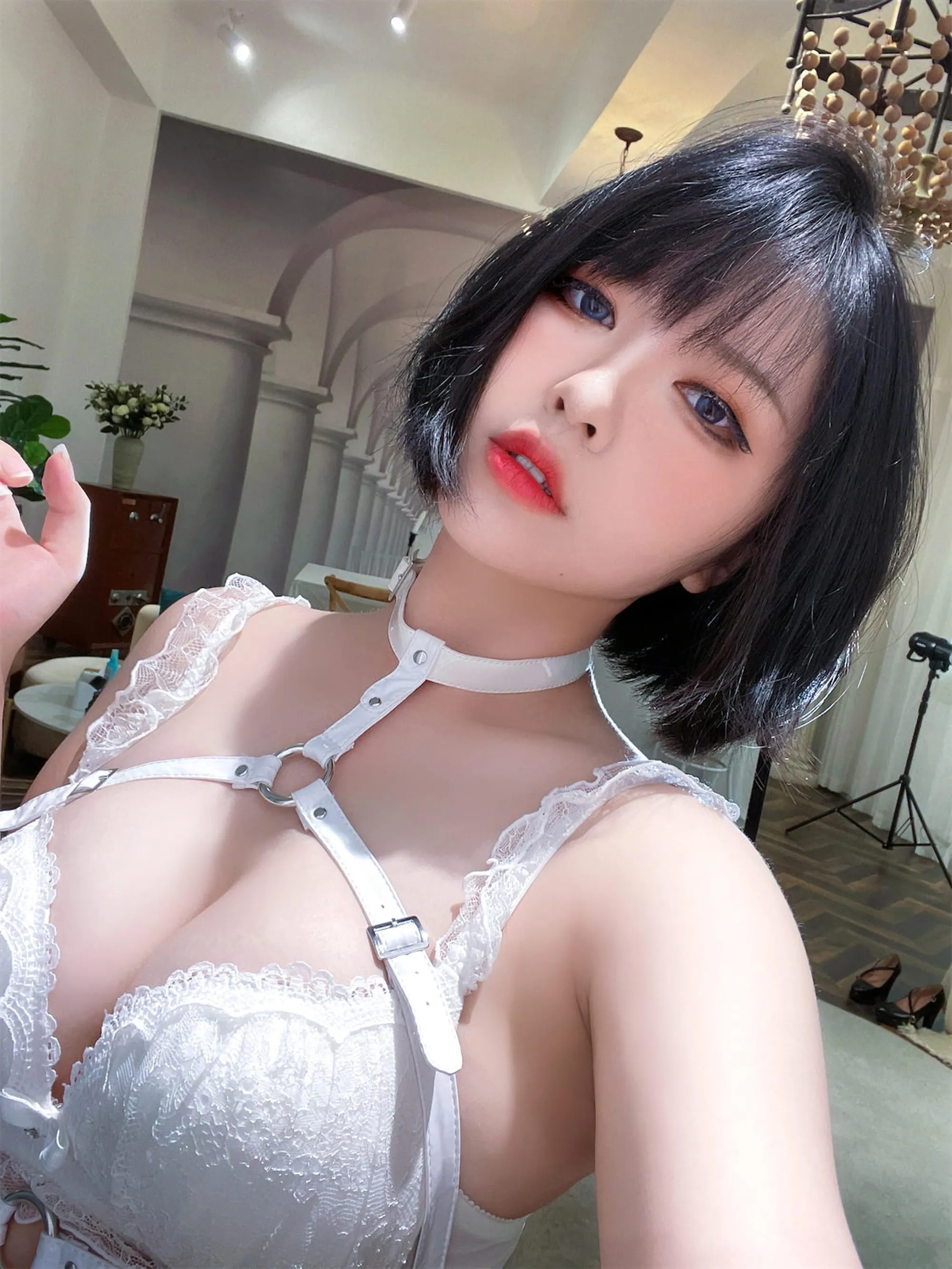 半半子 – NO.61 純白-自撮-14P [14P]插图4